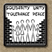 Solidarity, Unity, Tolerance, Peace